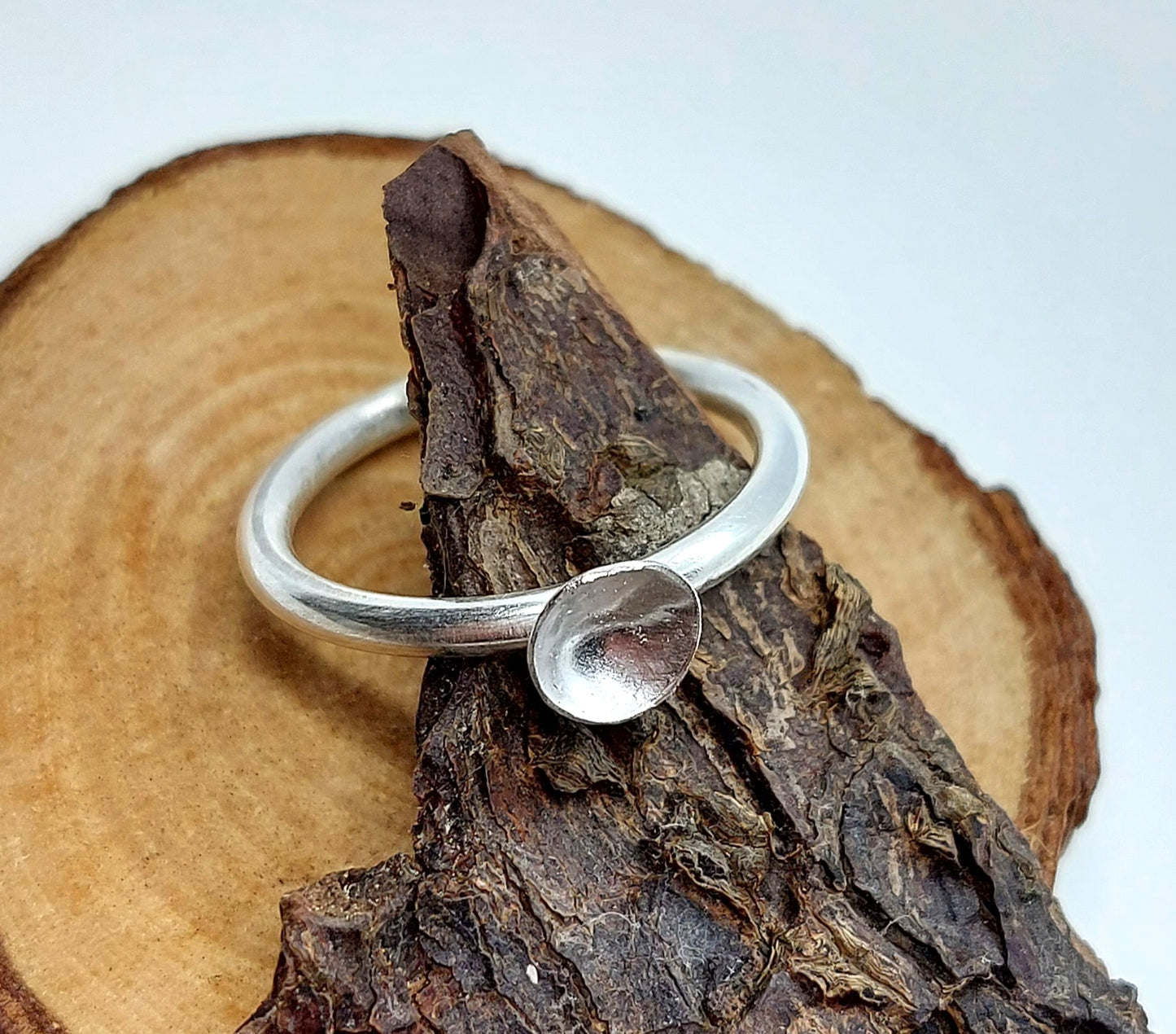 Sterling silver stacking ring image 0