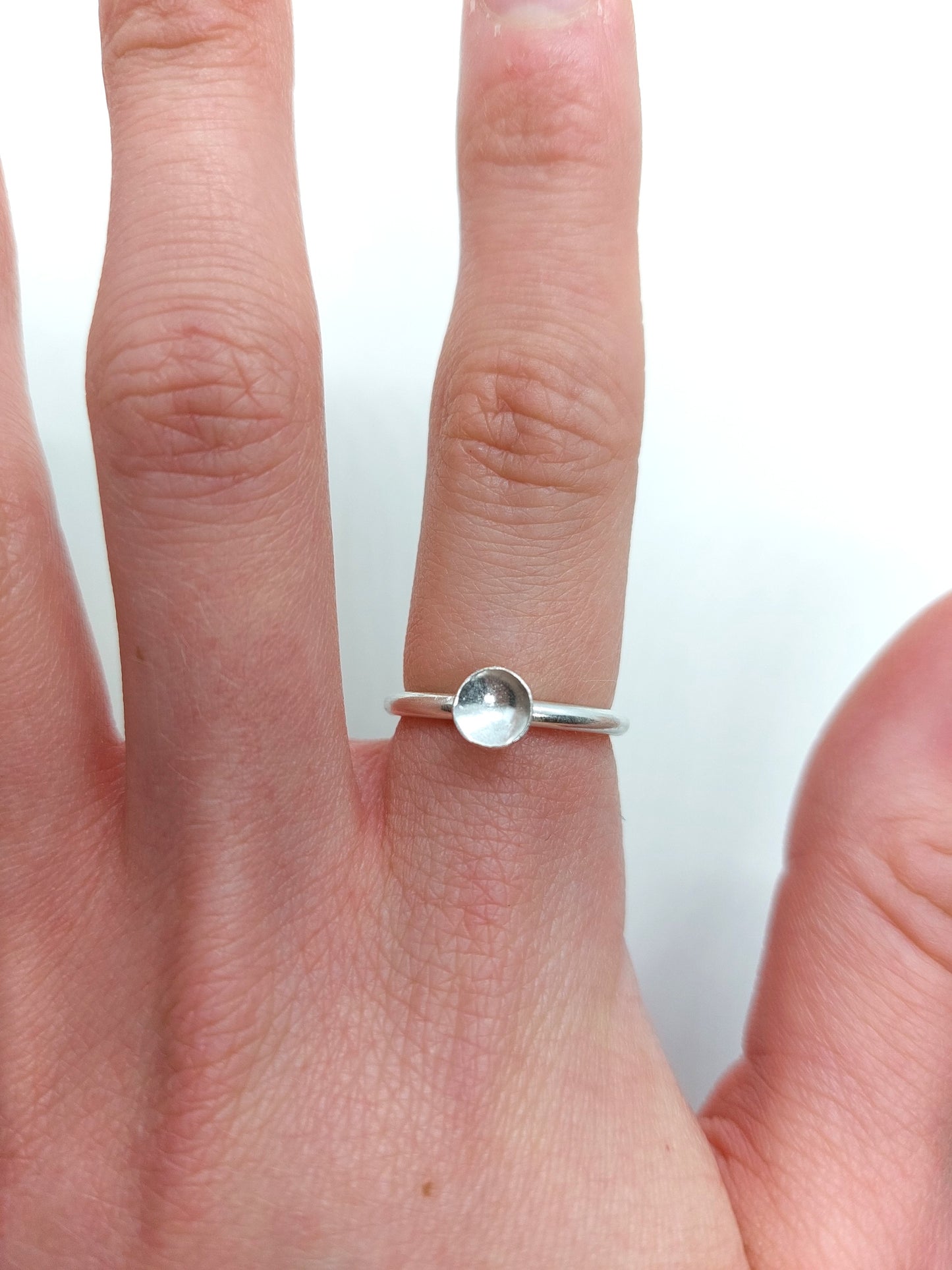 Sterling silver stacking ring image 1
