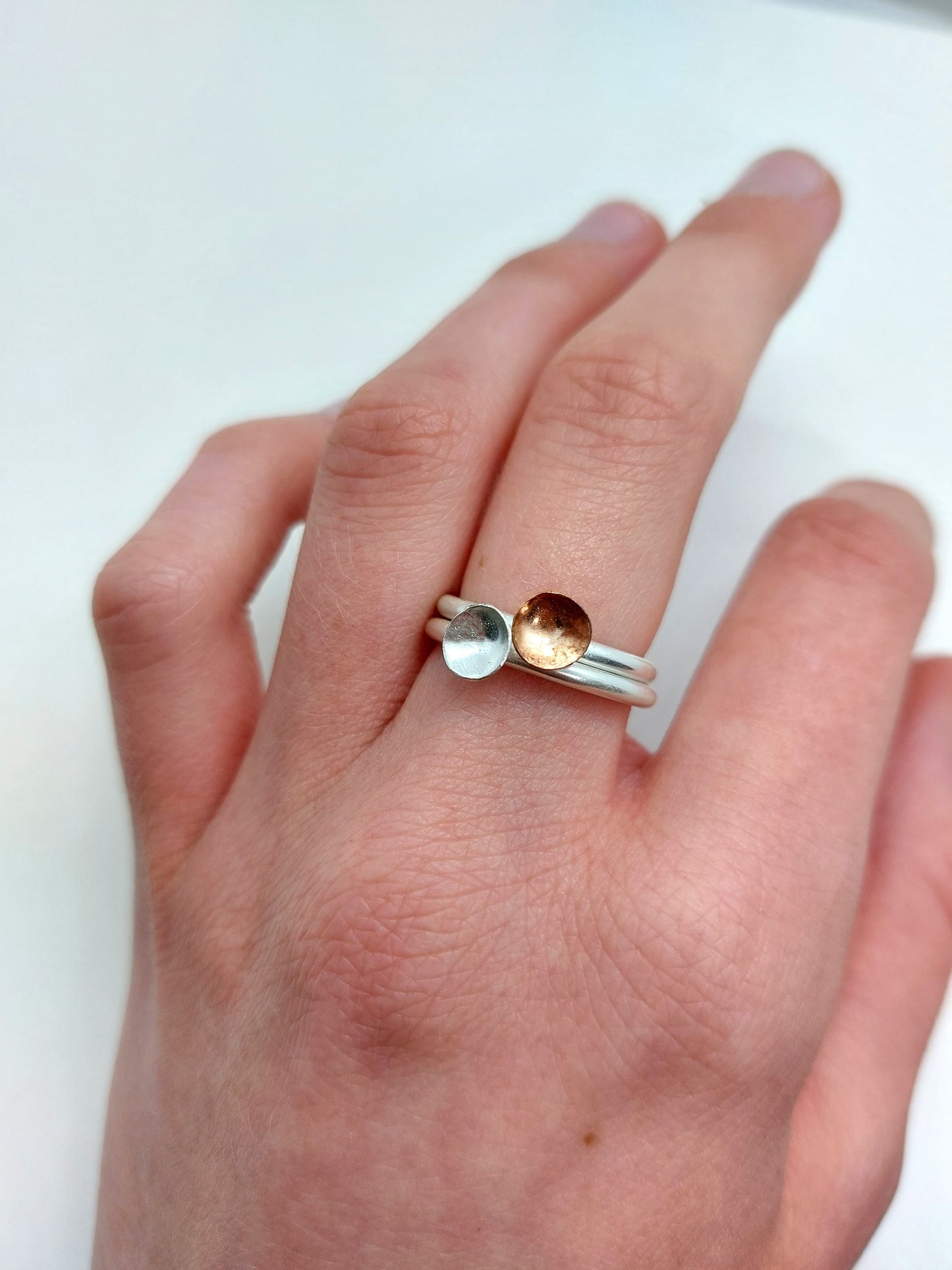 Copper stacking ring image 2