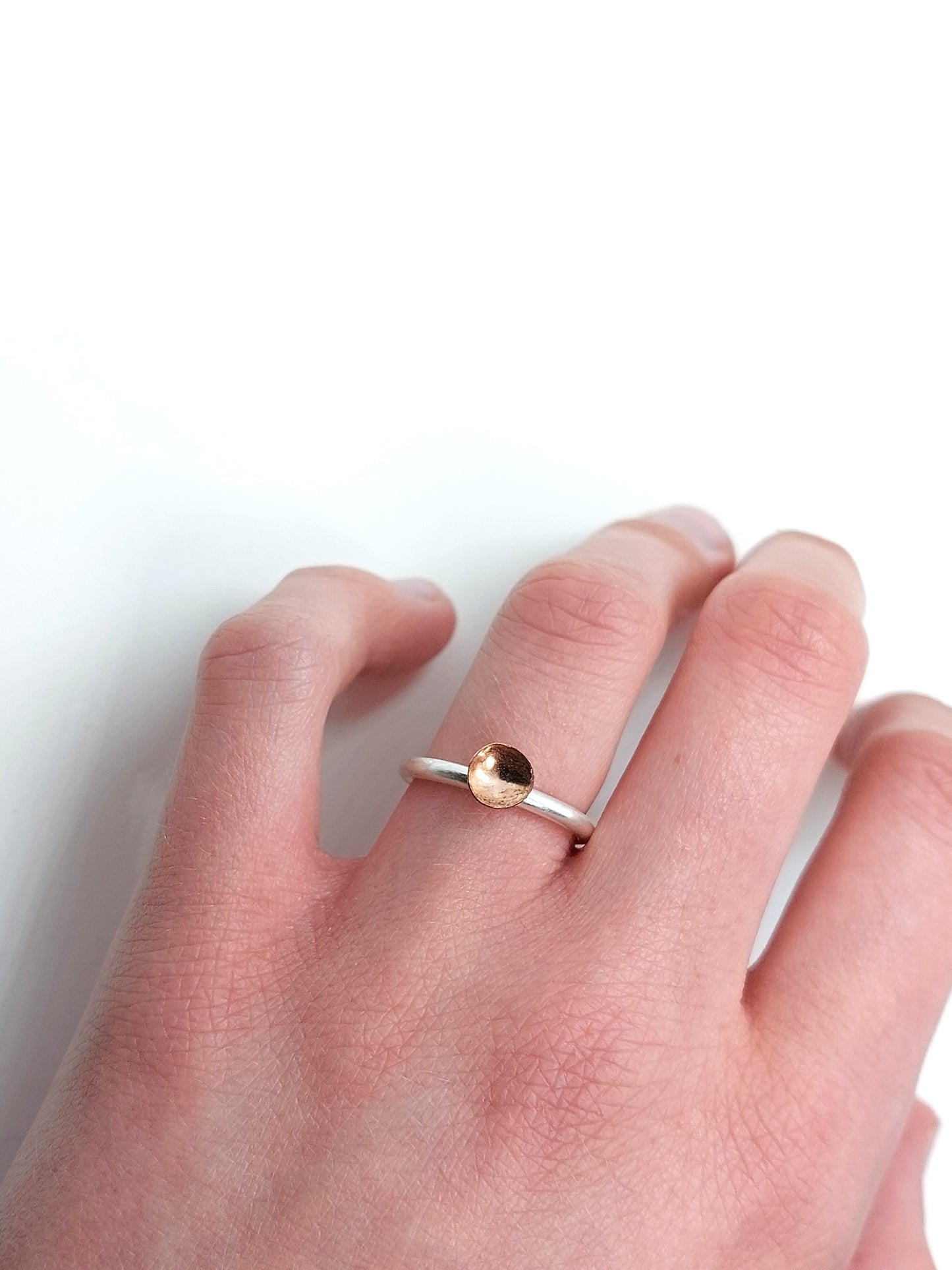 Copper stacking ring image 1