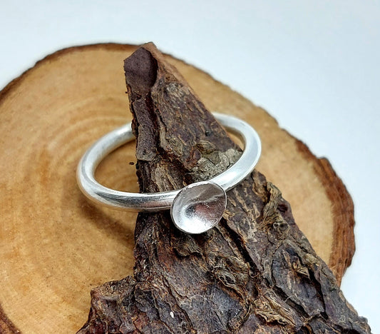 Sterling silver stacking ring image 0