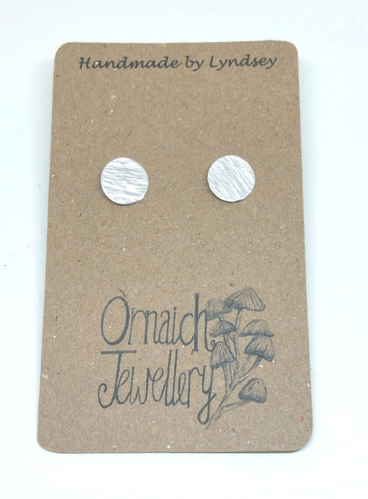 Textured Disc Studs image 0